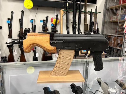 Custom 3D Printed AK-47 Magazine Gun Display Stand – Sleek Tactical Rifle Holder